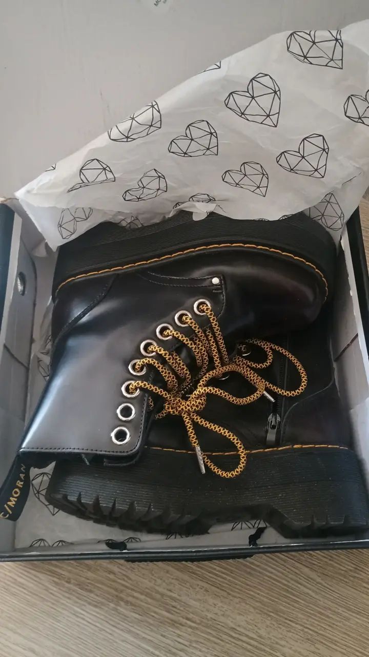 Botas Cmorande cuero con plataforma