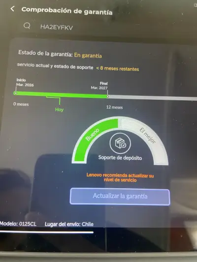 Tablet Lenovo  con funda gris y lápiz - miniatura 5