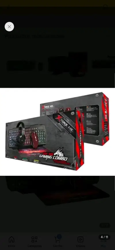 Kit Gamer Xtrike Me Teclado, Mouse y Audífonos - miniatura 2