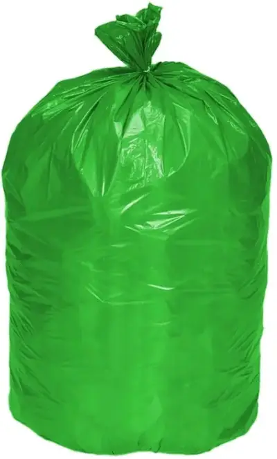 Pack 10 bolsas de basura verde 90x120x0,008 mic - miniatura 1