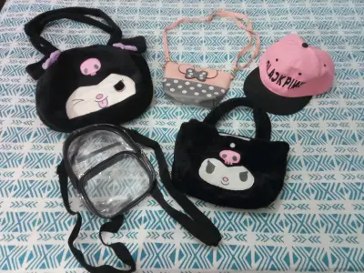 Set de bolsos kuromi y jockey - miniatura 2