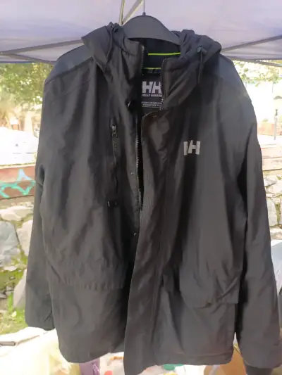 Chaqueta Impermeable Negra Helly Hansen - miniatura 1