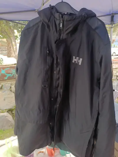 Chaqueta Impermeable Negra Helly Hansen - miniatura 2