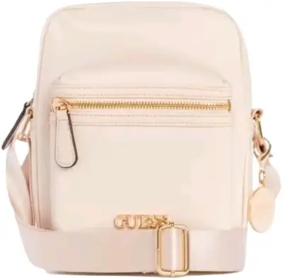 Bolso bandolera Guess beige elegante - miniatura 1