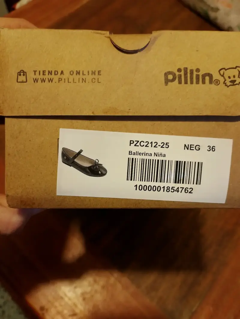 Zapatos Ballerina Niña Negros Brillantes Pillin - 3