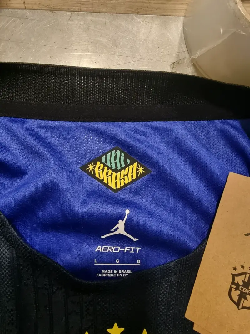 Camiseta Brasil CBF Aero-Fit Negra - 3