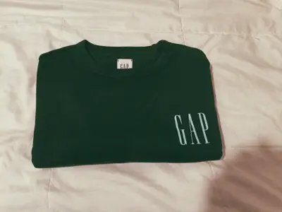 Polerón GAP Hombre Verde y marron Logo - miniatura 1