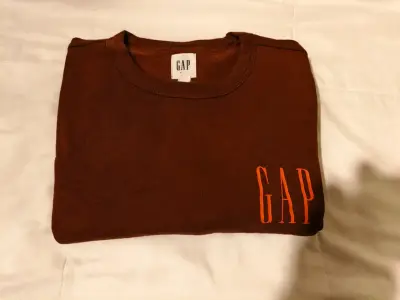 Polerón GAP Hombre Verde y marron Logo - miniatura 4