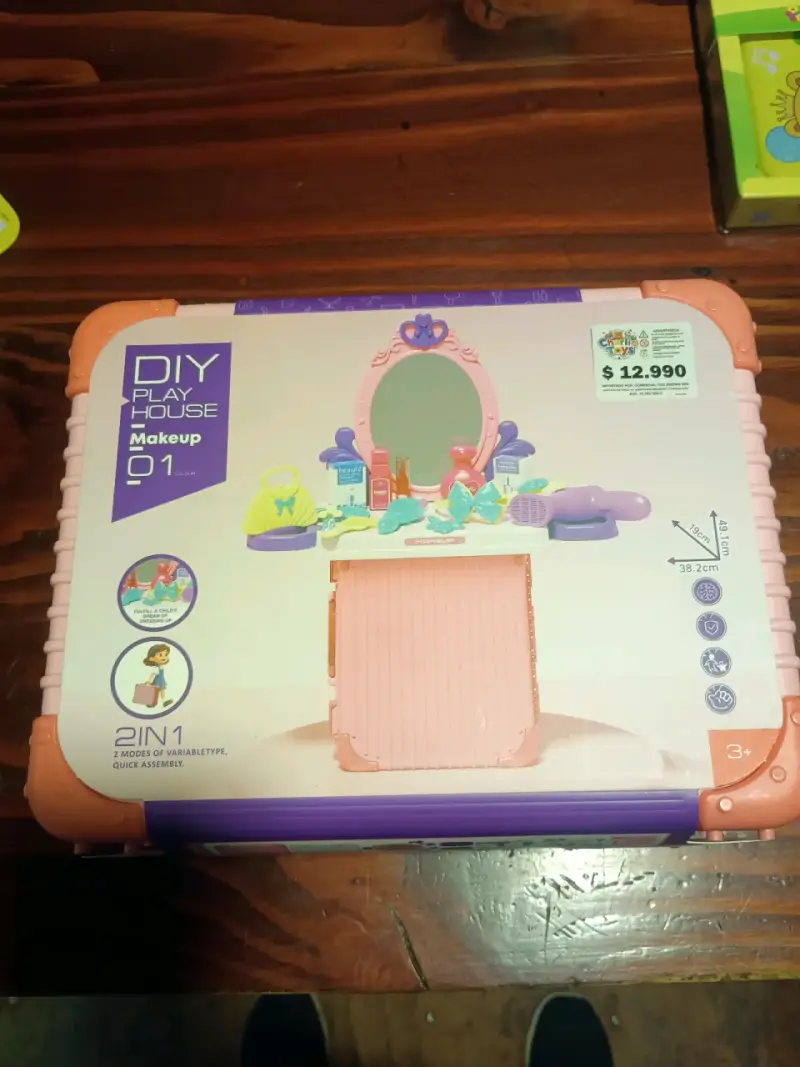 Set de Maquillaje Infantil DIY Play House 2 en 1