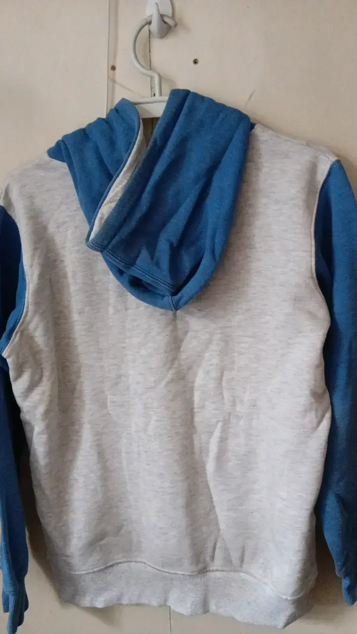 Polerón Maui And Sons con capucha azul y gris - 2