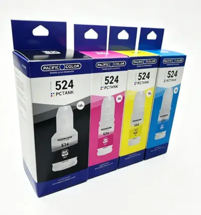Pack De Tintas Compatibles Con Epson 524 Bkymc - miniatura 1