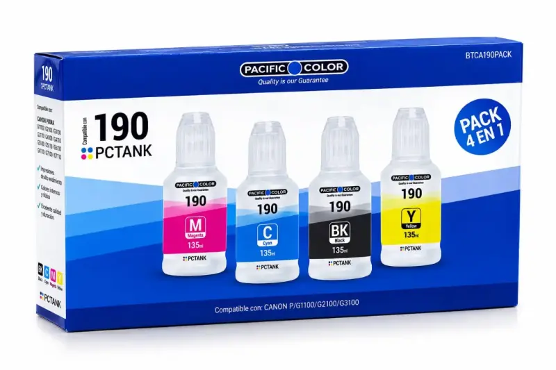 Pack Tintas Alternativas Gi-190 4 Colores - 2