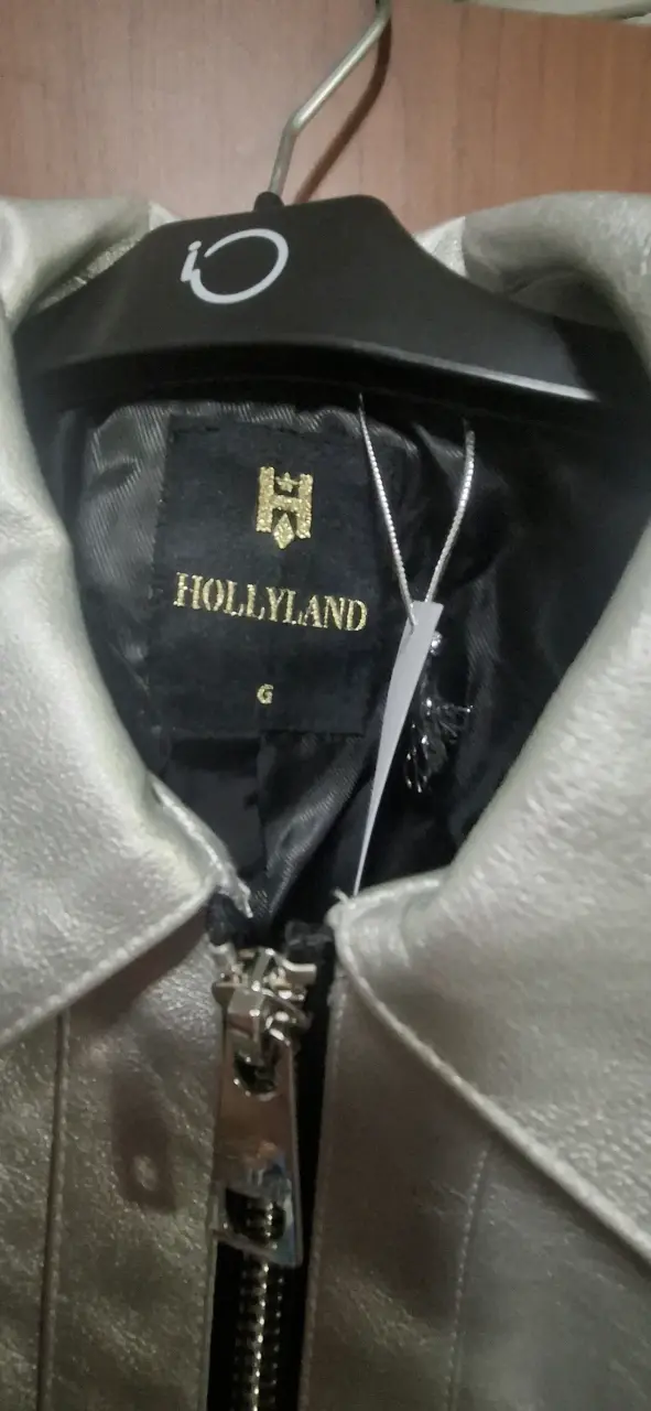 Chaqueta metálica plateada Hollyland para mujer - 2