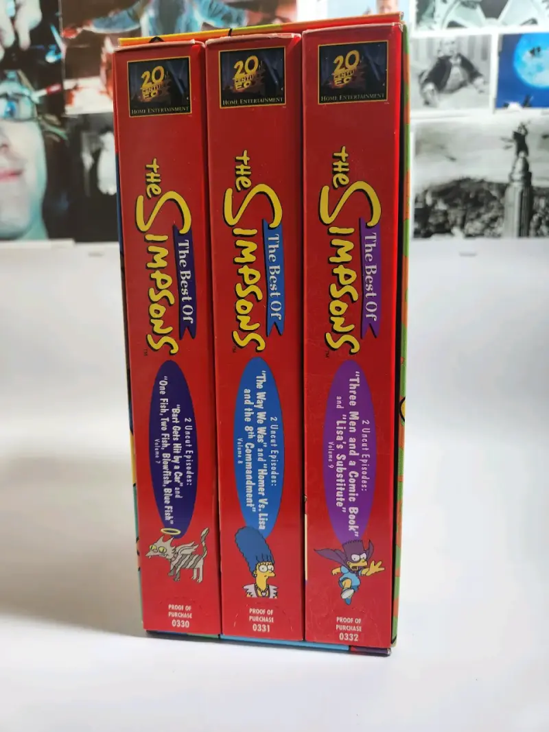 LO MEJOR DE LOS SIMPSONS SET VHS 1998 - 3