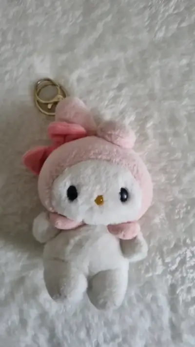 Llavero de peluche My Melody rosa - miniatura 1
