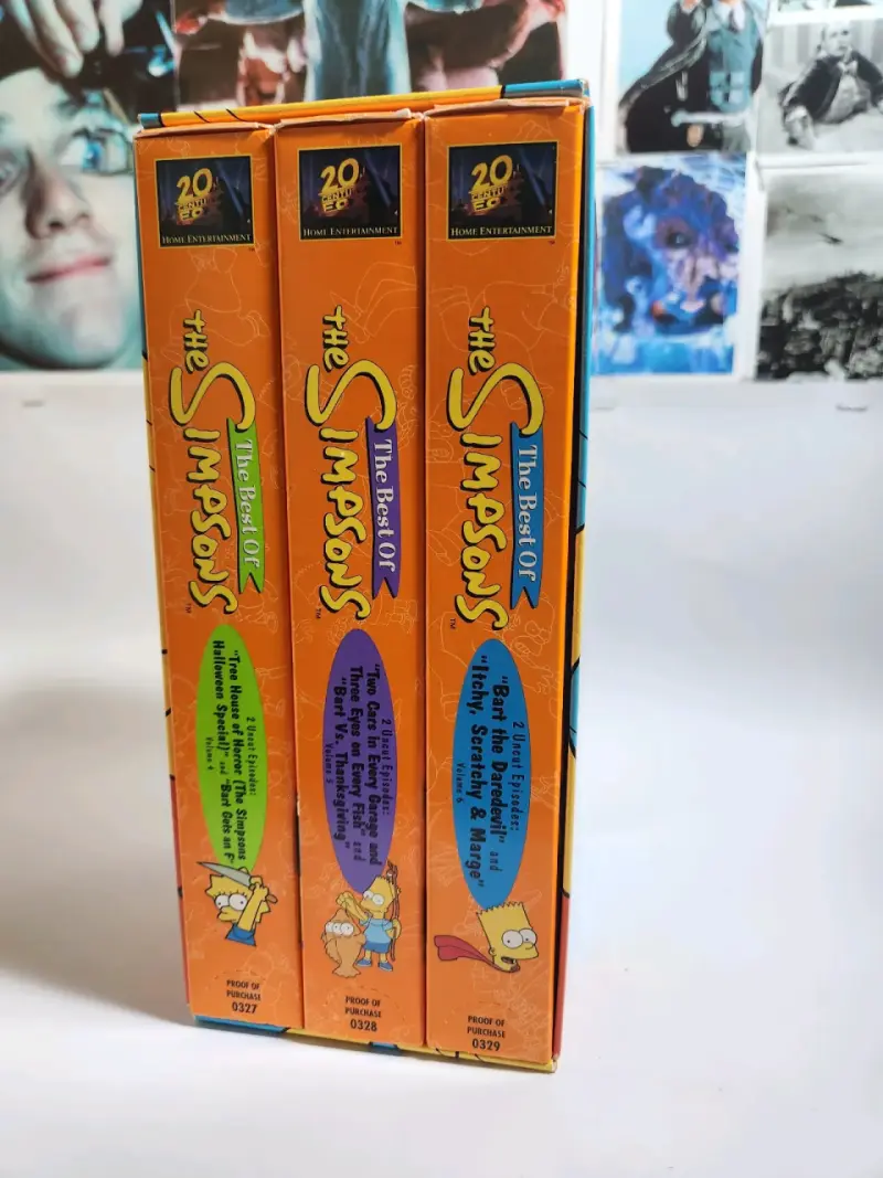 LO MEJOR DE LOS SIMPSONS SET VHS 1997 - 3
