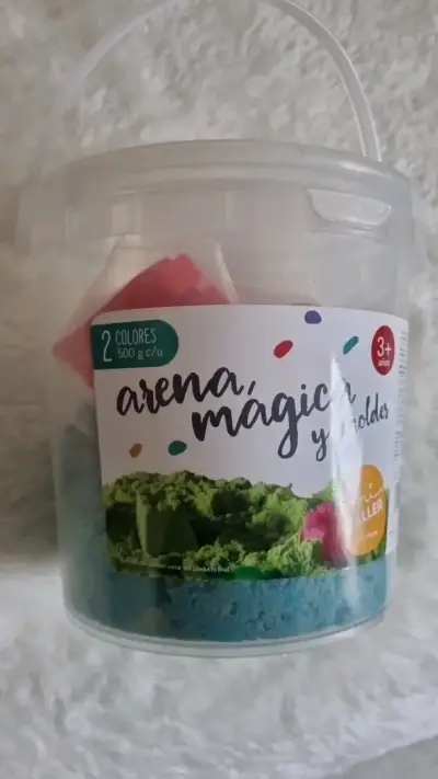 Arena mágica con moldes para niños - miniatura 1
