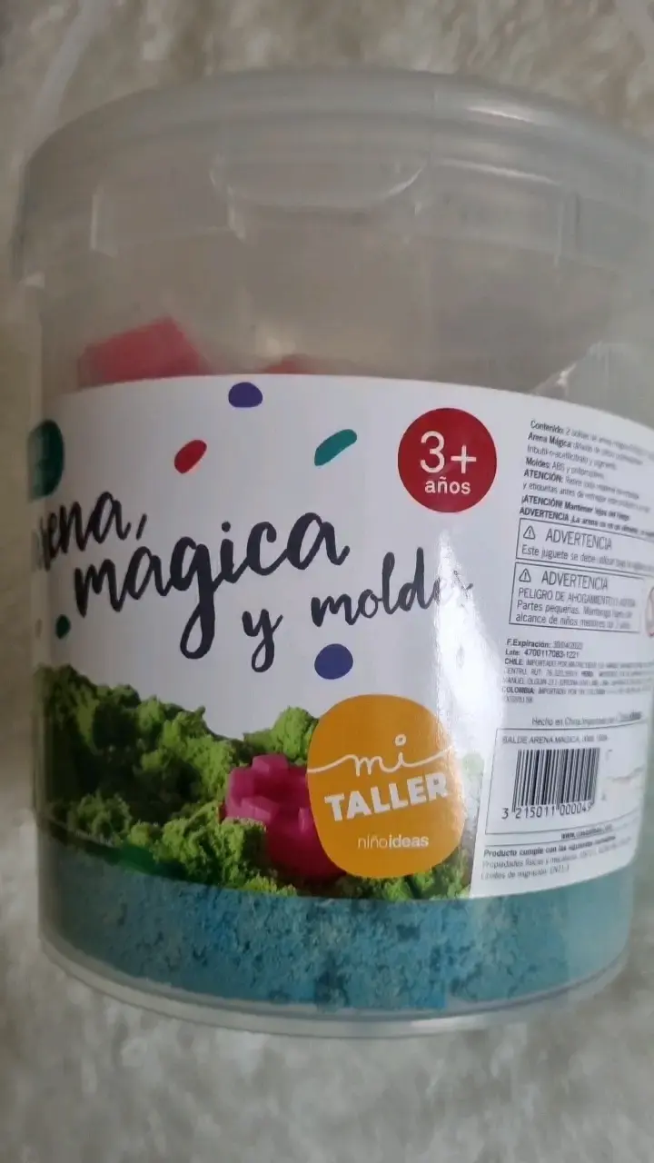 Arena mágica con moldes para niños - 2