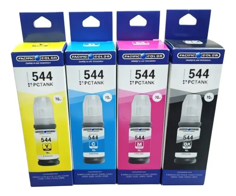 Pack 4 Tintas Compatibles Para Epson 544 4 Colores - 1