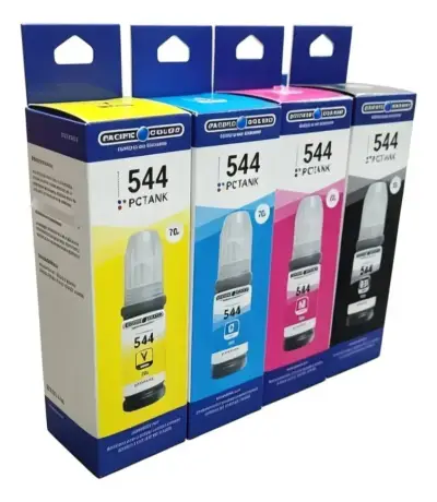 Pack 4 Tintas Compatibles Para Epson 544 4 Colores - miniatura 2