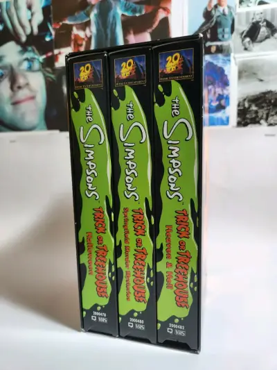 LO MEJOR DE LOS SIMPSONS HALLOWEN SET VHS 2000 - miniatura 3