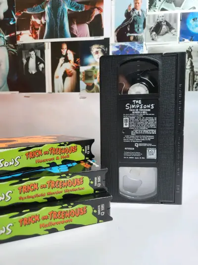 LO MEJOR DE LOS SIMPSONS HALLOWEN SET VHS 2000 - miniatura 6