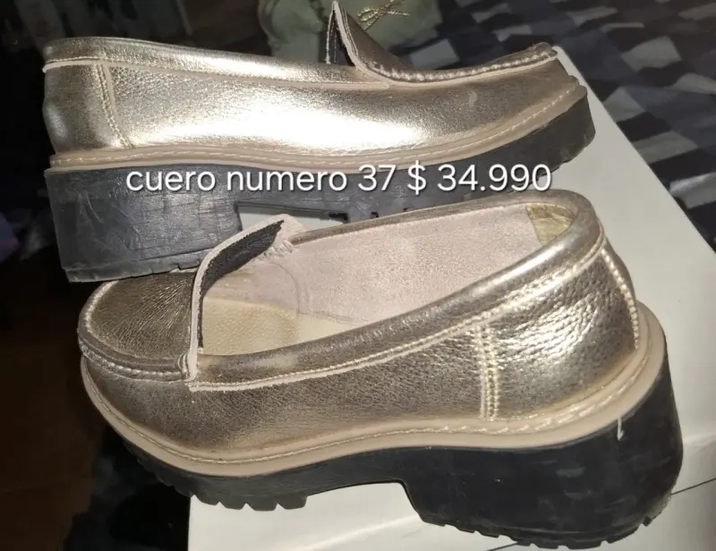 Zapatos de cuero para mujer talla 36-37 nuevos - 6