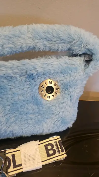 Bolso de peluche azul Bimba y Lola - miniatura 4