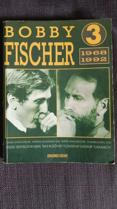 Colección de libros de ajedrez Bobby Fischer y más - miniatura 1