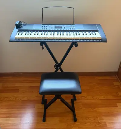 Teclado electrónico Alesis Melody 61 teclas con soporte - miniatura 1