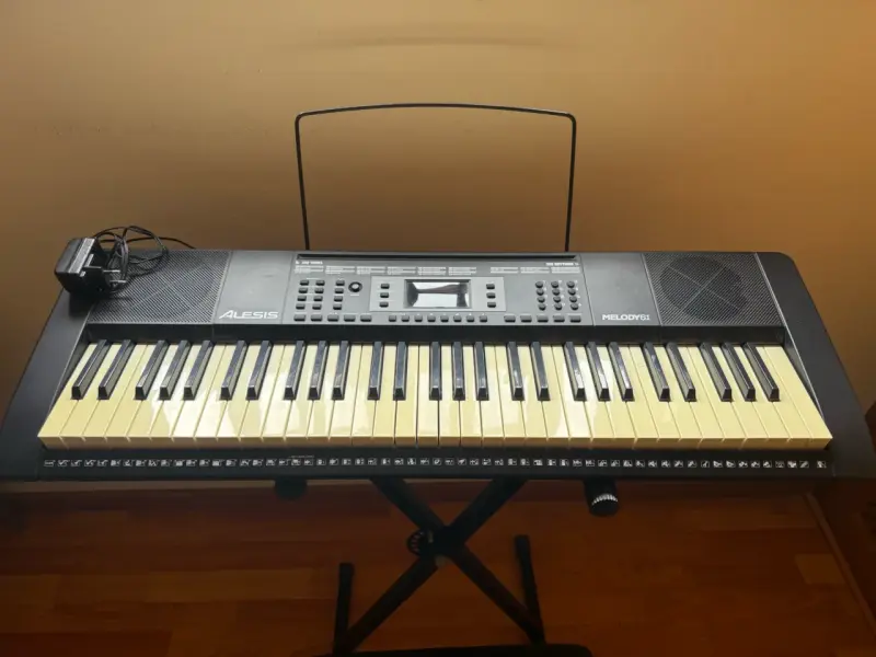 Teclado electrónico Alesis Melody 61 teclas con soporte - 2