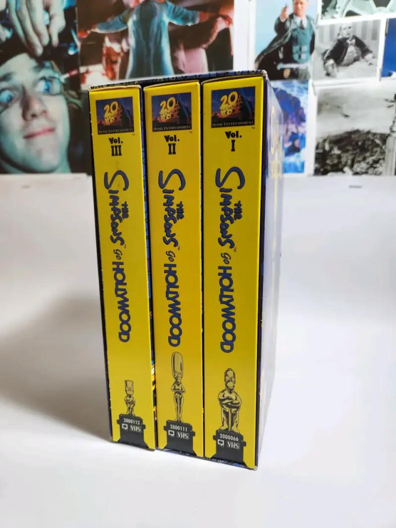 LO MEJOR DE LOS SIMPSONS VHS SET 1999 - 3
