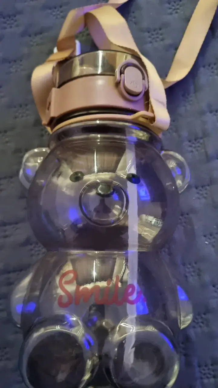 Botella de agua en forma de oso con tapa abatible - 2