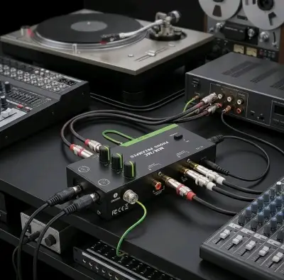 Preamplificador profesional MM/MC para Tocadiscos - miniatura 1