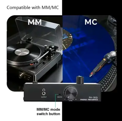 Preamplificador profesional MM/MC para Tocadiscos - miniatura 2