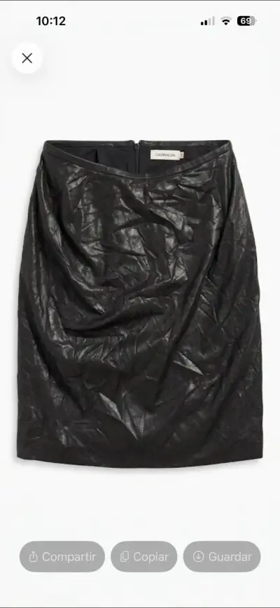Falda negra Calvin Klein elegante - miniatura 1