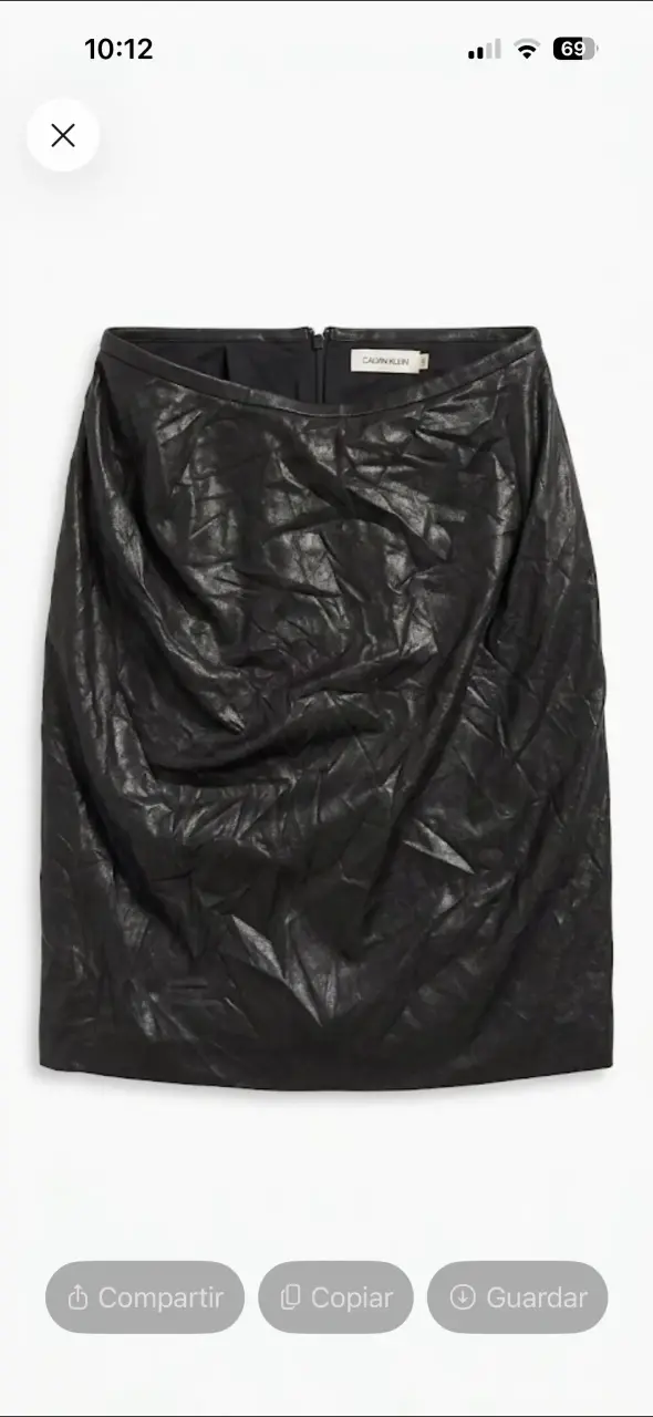 Falda negra Calvin Klein elegante - 2