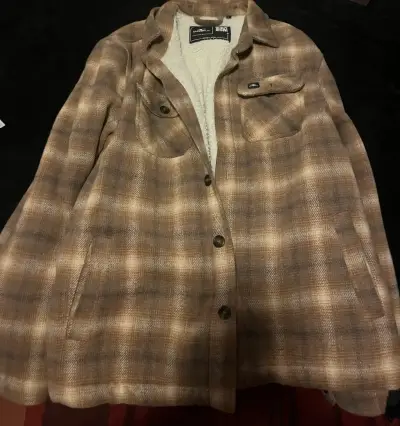 Chaqueta de lana con forro térmico para hombre - miniatura 1
