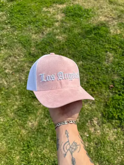 Gorro Chrome Hearts Los Angeles Pink 🧢 - miniatura 1