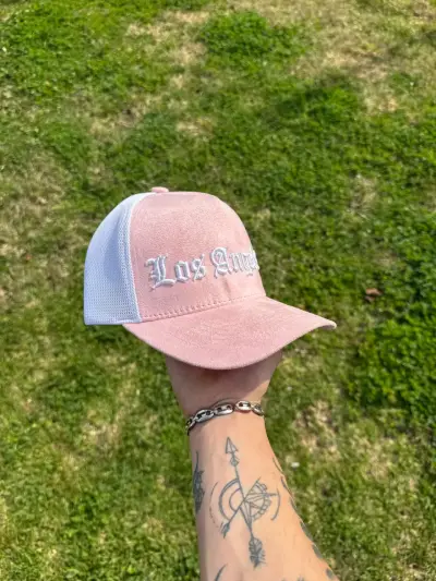 Gorro Chrome Hearts Los Angeles Pink 🧢 - miniatura 2