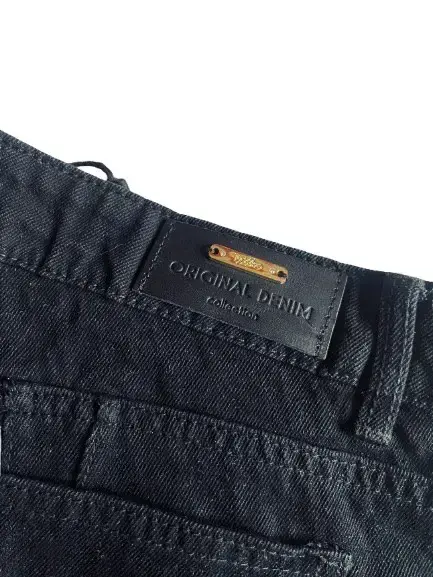 Jeans negros desgastados para mujer - 3