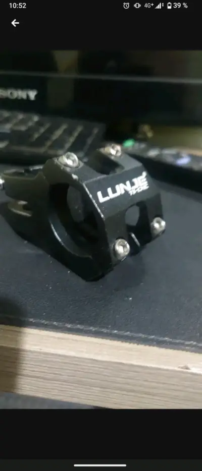 Tee de  bicicleta LUNJE negra mtb - miniatura 1