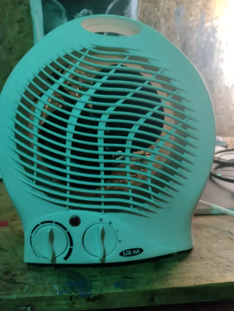 Calefactor eléctrico portátil IRM blanco