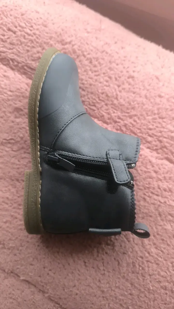 Botines de cuero para niños con detalle colorido - 3