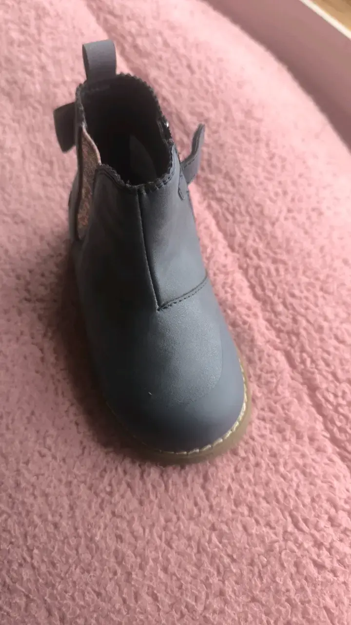 Botines de cuero para niños con detalle colorido - 4