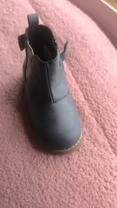 Botines de cuero para niños con detalle colorido - miniatura 4
