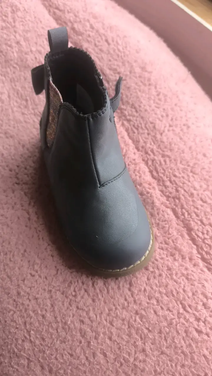 Botines de cuero para niños con detalle colorido - 5
