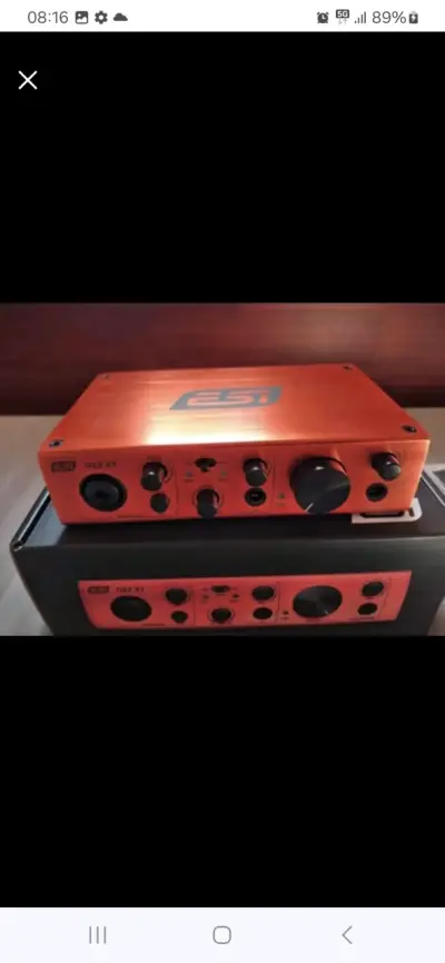 Interfaz de Audio ESI U22 XT Roja - miniatura 4
