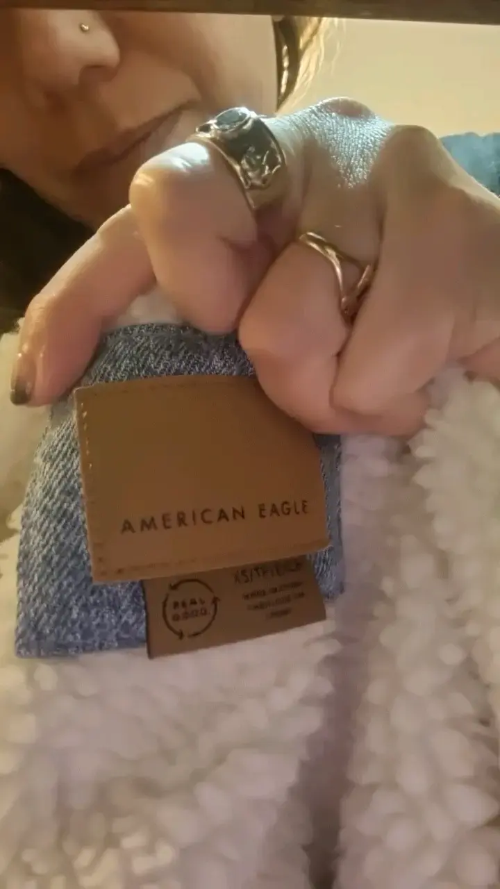 Chaqueta de mezclilla con forro de borrego para mujer - 5