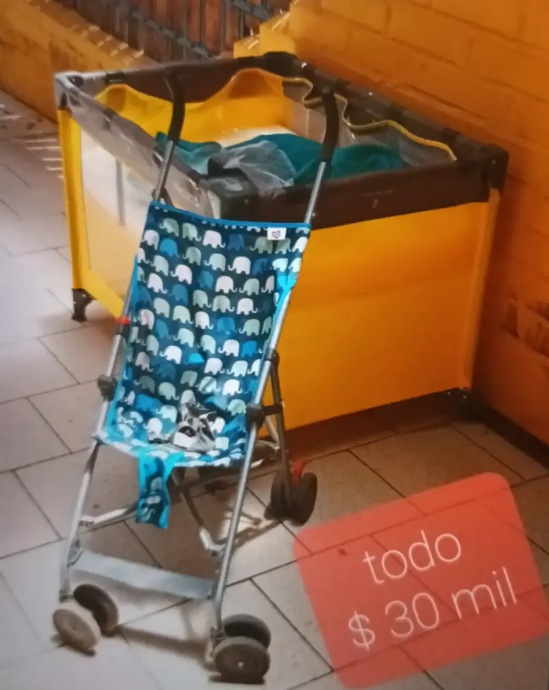 Cuna corral + coche paseo